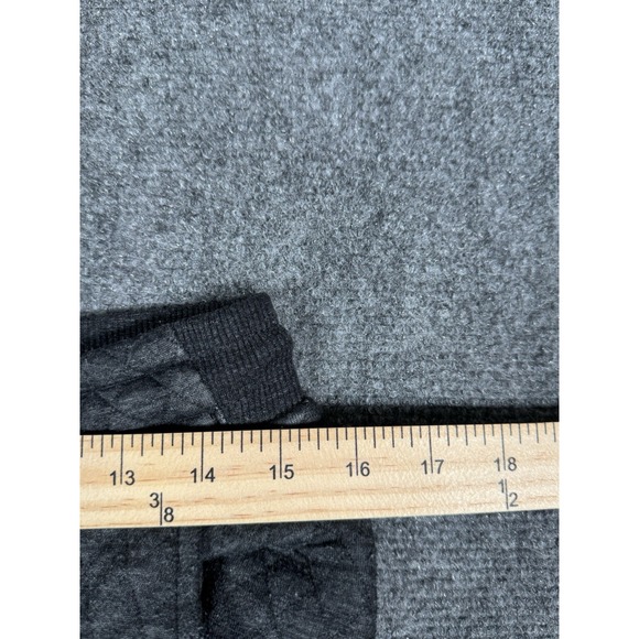 Marine Layer Corbet Quilted Jogger Pants Womens Small Gray Drawstring Pockets - Picture 14 of 16